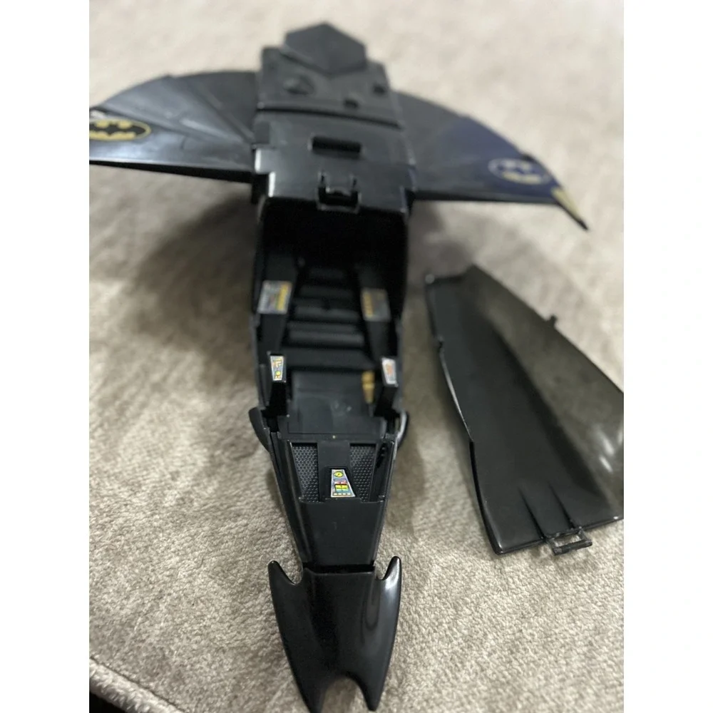 Vintage 1990 Kenner Batman Dark Knight Collection Bat Jet Vehicle DC Comics